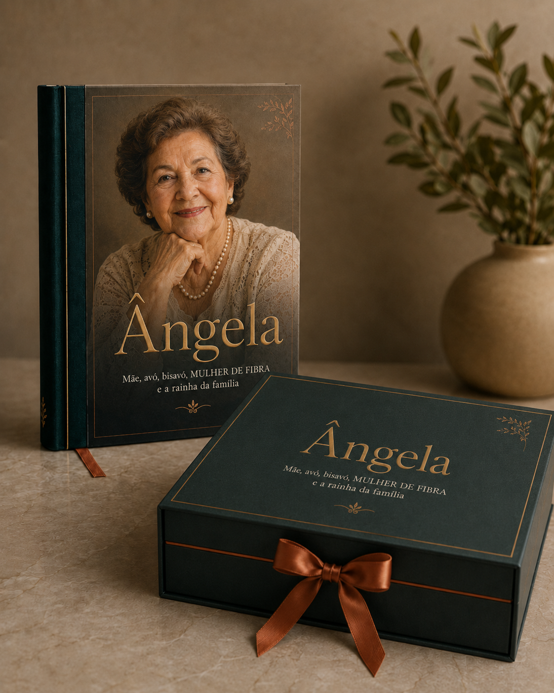 VozViva memory book in a premium gift box